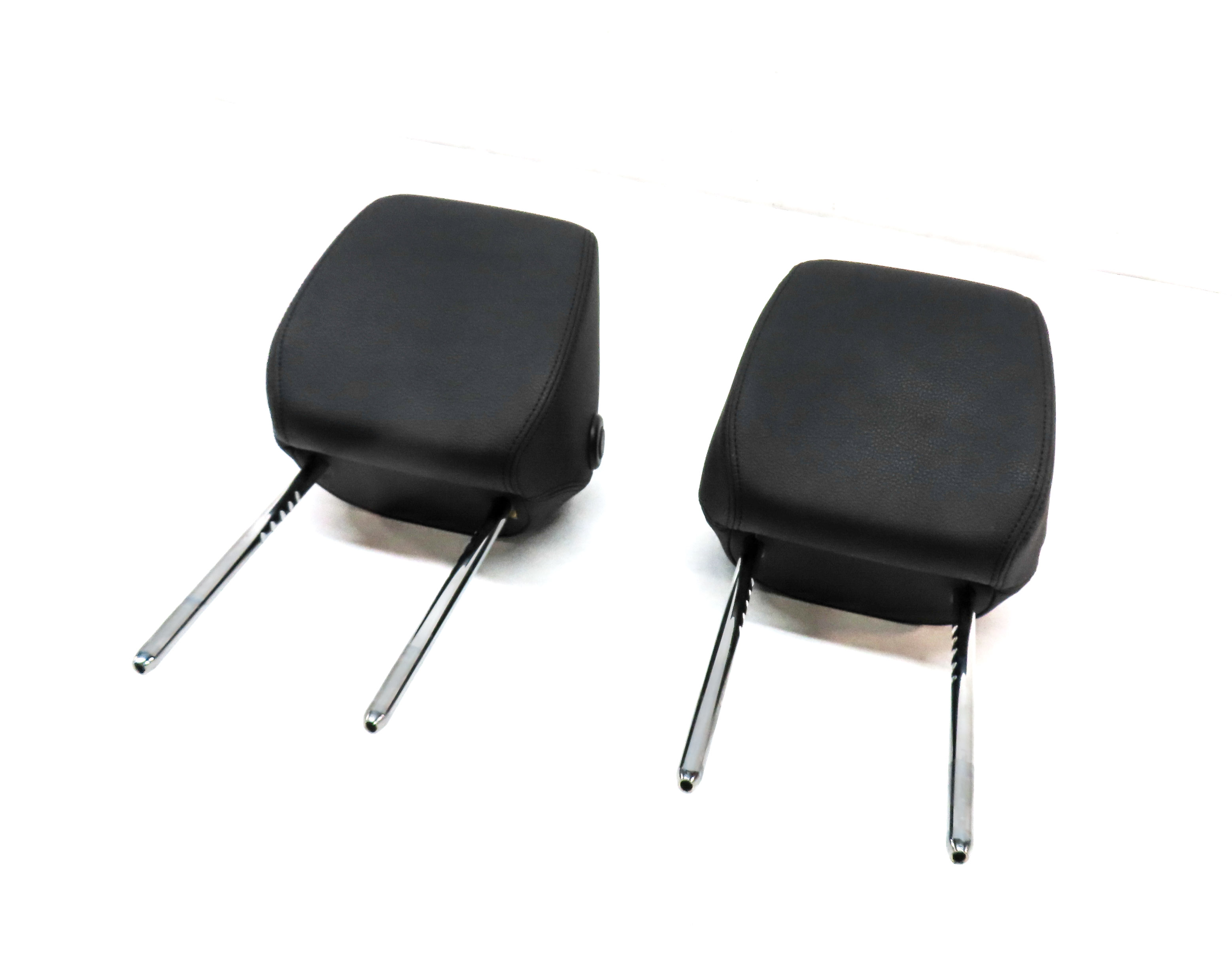 2014 BMW 328D (F30) FRONT LEFT & RIGHT SEAT HEADREST SET/2 (BLACK) — exact item pictured